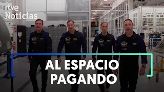 PRIMER VIAJE COMERCIAL a la ESTACIÓN ESPACIAL INTERNACIONAL, ¿QUIÉNES despegarán este viernes? |RTVE