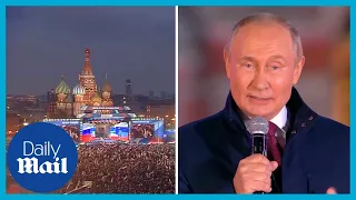 LIVE: Putin hosts concert in Moscow's Red Square following Ukraine territories annexation ceremony