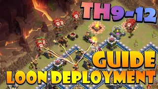 IMPROVE YOUR BALLOON DEPLOYMENT TH9-12 | Master Lavaloon Attack Strategy TH9 - TH10 - TH11 - TH12