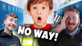 Millionaire Reacts to MrBeast Would YOU Quit School For $100,000?