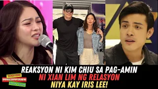 Reaksyon Ni Kim Chiu sa Pag-Amin ni Xian Lim Sa Relasyon Niya Kay Iris Lee