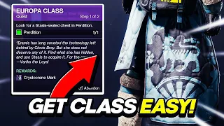 How To Complete Europa Class Quest! Fast & Easy | Destiny 2 Beyond Light