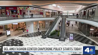 Chaperones required at Del Amo Fashion Center