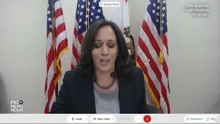 WATCH: Sen. Kamala Harris questions Supreme Court nominee Amy Coney Barrett