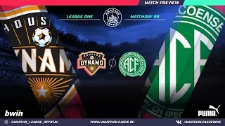 Amateur Ameriсa League One| 21 тур| Шапекоенсе - Динамо Хьюстон