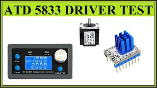 ATD5833 V6 XinDongWang RPM  Driver Test * ZK-SMC01 Stepper Motor Controller * NEMA 23 57BYG250B