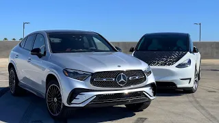 Tesla Model Y vs 2024 Mercedes GLC Coupe! - Oddly Similar