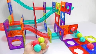 Marble run water sound ♬ Transparent slider x kumi kumi x rush!! 1 hour video ASMR