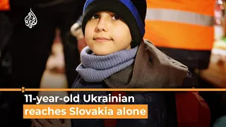 11-year-old Ukrainian boy travels to Slovakia alone I AJ #shorts