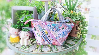 DIY Fabric Scraps Idea ┃Lovely Tote Bag Best Gift Ever