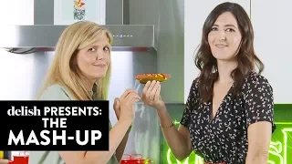 D'Arcy Carden​ Made The Most NSFW Food Mash-Up Ever | The Mash-Up | Delish | Ep 6