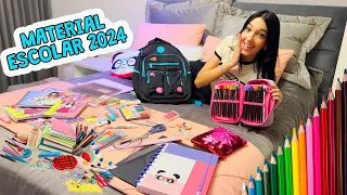 ORGANIZANDO MEU MATERIAL ESCOLAR 2024 | Luluca