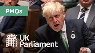 Prime Minister's Questions with British Sign Language (BSL) - 20 July 2022