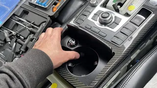 Audi A6 S6 RS6 jak zdemontować konsole środkową, How to remove centre console. DIY “Jan V8”