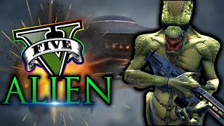 Alien in GTA 5 | Chased by an alien | Unexpected twist in end