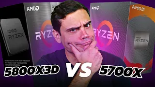 AMD RYZEN 7 5700X VS 5800X3D, QUAL VALE MAIS?