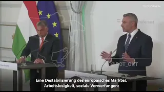 Wien: Bundeskanzler Nehammer findet deutliche Worte gegen Gas-Embargo