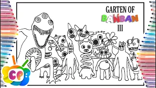 GARTEN of BanBan  CHAPTER 3 Coloring page / Color All Monsters /  Tobu - Memory Lane [NCS Release]