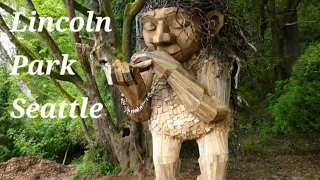 Lincoln Park is West Seattle's major multi-purpose park, & the troll goes by the name of Bruun Idun!