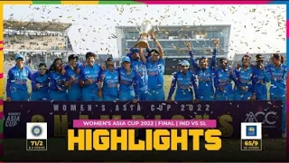 ACC | Women's Asia Cup 2022 | Final | India vs Sri Lanka | #AsianCricketCouncil | #WomensAsiaCup2022