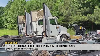 Upstate company donates trucks to Spartanburg Community College