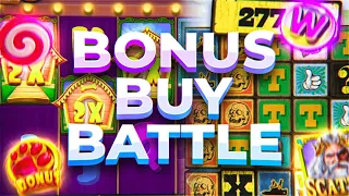 BONUS BUY BATTLE but, EVERY SLOT WAS PAYING?! (Crazy WINS)