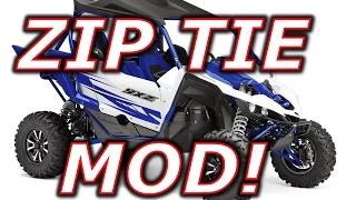 Yamaha YXZ throttle zip tie mod! SXSBlog.com Quick Tip Episode 1!