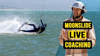 Average Kiteboarder tries the Moon Slide // Live Coaching