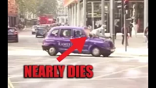 SKATER GETS HIT BY A CAR *nearly dies*