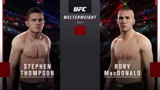 UFC FIGHT NIGHT 89 - Stephen "Wonderboy" Thompson vs. Rory "Red King" Macdonald  |EA SPORTS UFC 2|