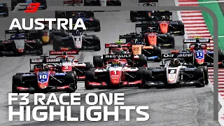 F3 Race 1 Highlights | 2020 Austrian Grand Prix