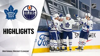 Maple Leafs @ Oilers 3/1/21 | NHL Highlights