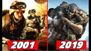 Evolución de los juegos Ghost Recon 2001-2019