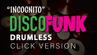 Drumless Funk Disco Track with CLICK - "Incognito" 125 bpm - Songs without drums for practice