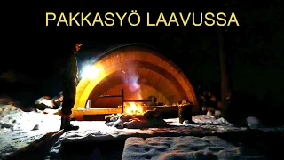 Pakkasyö Laavussa | Hervantajärven Retkeilyalue Tampere (eng sub)