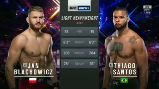 Thiago Santos vs Jan Blachowicz | UFC Fight Night 145 [LUTA COMPLETA]