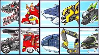 Dino Robot Corps - 5 Transformers | Eftsei Gaming