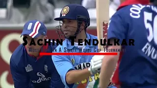 Highest runs in Cricket World Cup | Sachin Tendulkar | Officially Incredible | Record Owner