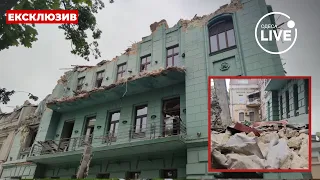 💥ЕКСКЛЮЗИВ: наслідки удару по центру Одеси / Обстріл, ракети  | Odesa.LIVE