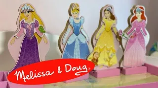 Melissa & Doug Disney Princess Magnetic Dress-Up Set #disneyprincess  #melissaanddoug