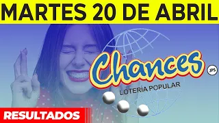 Sorteo Lotería popular Chances del martes 20 de abril del 2021