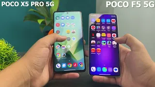 POCO F5 5G VS POCO X5 PRO 5G - FIRST SPEED TEST