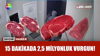 Et çetesinden milyonluk soygun!