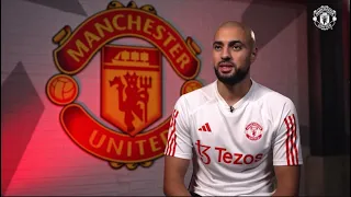 Sofyan Amrabat Manchester United Interview.