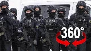 So geht die Polizei gegen Randalierer am G20-Gipfel vor I 360 Video