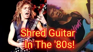 Shred Guitar In The 80s: Randy Rhoads, Cascading Descending Triplet Runs Lesson Plus Greg Howe!