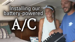 Installing Our Boat's Battery-Powered A/C