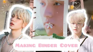 Создаем обложку для биндера TxT ⭐️ Making TxT binder cover #txt #soobin #kpop #moa