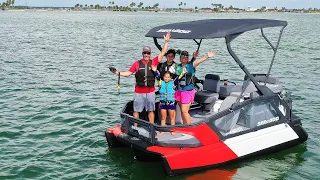 Sea-Doo Switch Sport 170 Pontoon in the Ocean (Full Video Coming)