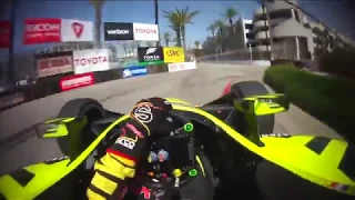 VISOR CAM: Sebastien Bourdais at the 2018 Toyota Grand Prix of Long Beach